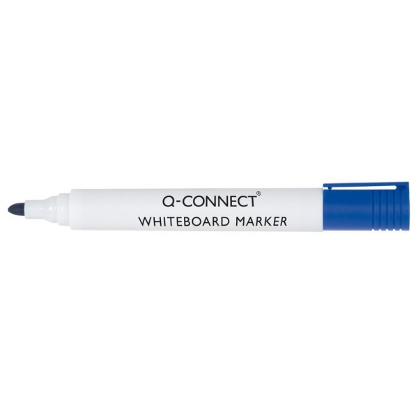 Whiteboardmarker  blau Q-CONNECT KF26036 Rundspitze