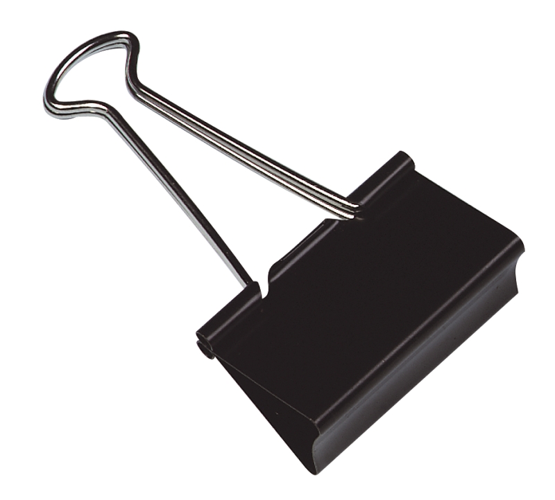 Briefklemmer B:51mm schwarz Q-CONNECT KF01286 Foldback