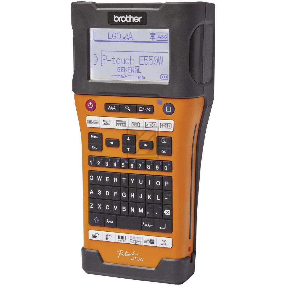 Brother PT-E550WVP Etikettendrucker 180 x 180 DPI 30 mm/sek Verkabelt & Kabellos HSE/TZe WLAN QWERTY