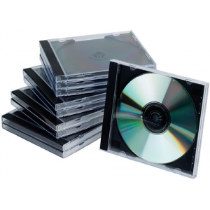 CD/DVD-Hülle Slimcase 25er Pack Q-CONNECT KF02210