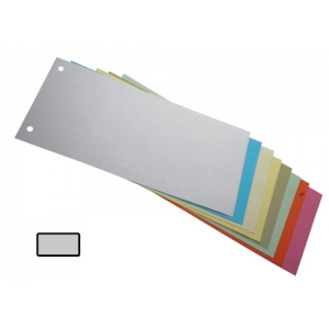 Aktenfahne 100 Stück grau Q-CONNECT KF00513 10,5x24cm