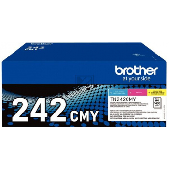 3 Brother Toner Multipack TN-242CMY / 3-farbig