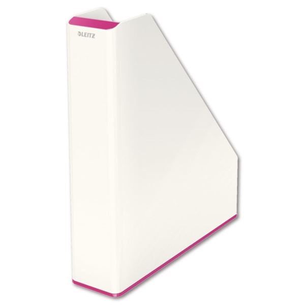 Leitz 53621023 Dateiablagebox Polystyrene Pink, Weiß