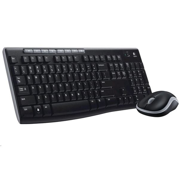 Logitech MK270 Tastatur USB QWERTZ Tschechisch Schwarz