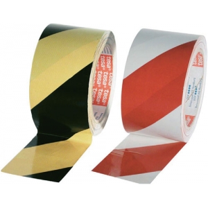 Warnmarkierungsband TESA 50 mm x 33 m gelb/schwarz