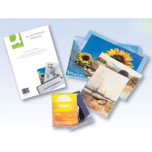 Laminierhülle 54x86mm 100 Stück Q-CONNECT KF01202 2x100my