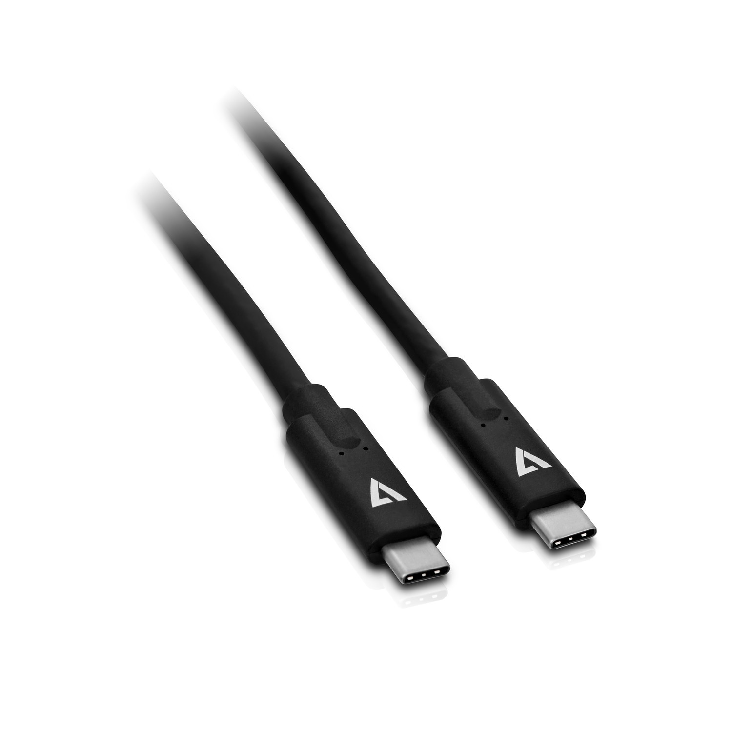V7 USB-C auf USB-C-Kabel 2m Schwarz