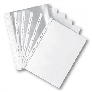 Klarsichthülle A4 100my Q-CONNECT KF14841 glasklar