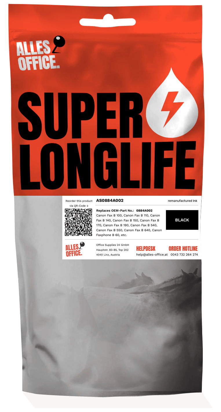 Superlonglife Canon 0884A002 Tinte schwarz