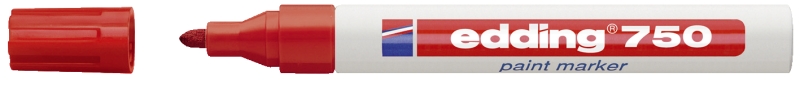 Lackmarker rot EDDING 750-002 Creativ  2-4mm