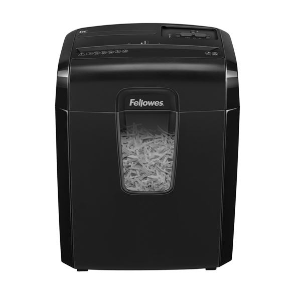 Fellowes 8С Aktenvernichter Kreuzschreddern 22 cm Schwarz