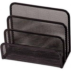 Kartenständer Metall schwarz Q-CONNECT KF00876 3-teilig